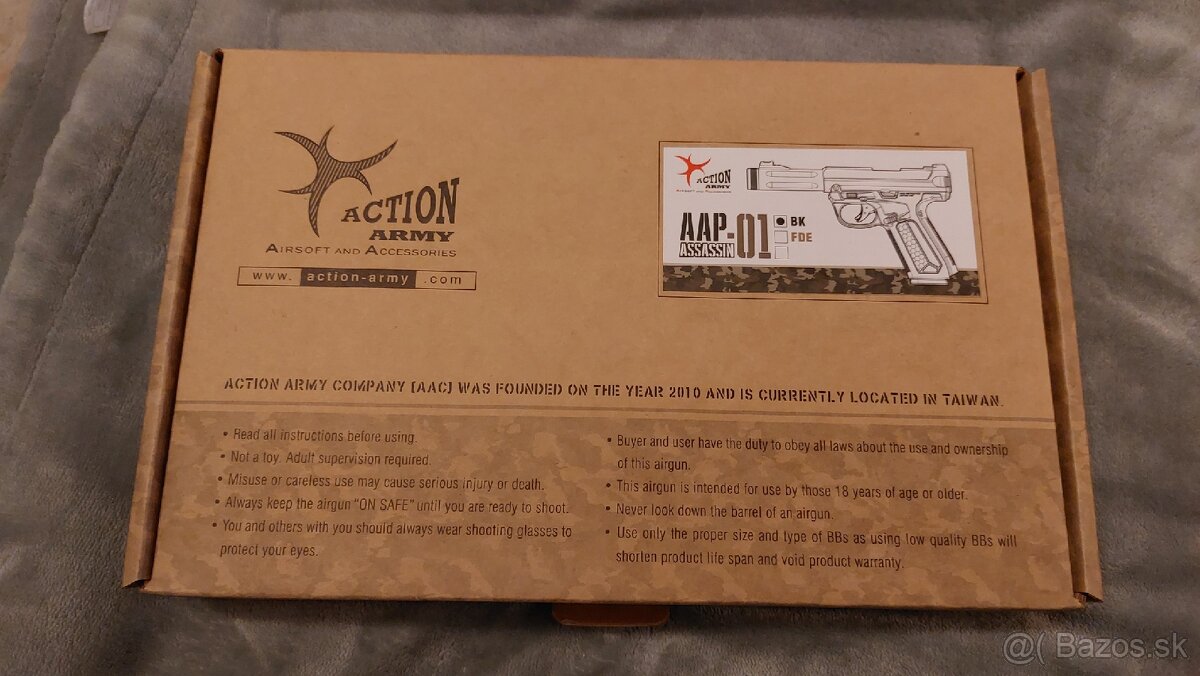 AAP-01 Airsoftová Pištol - NOVÁ - 2