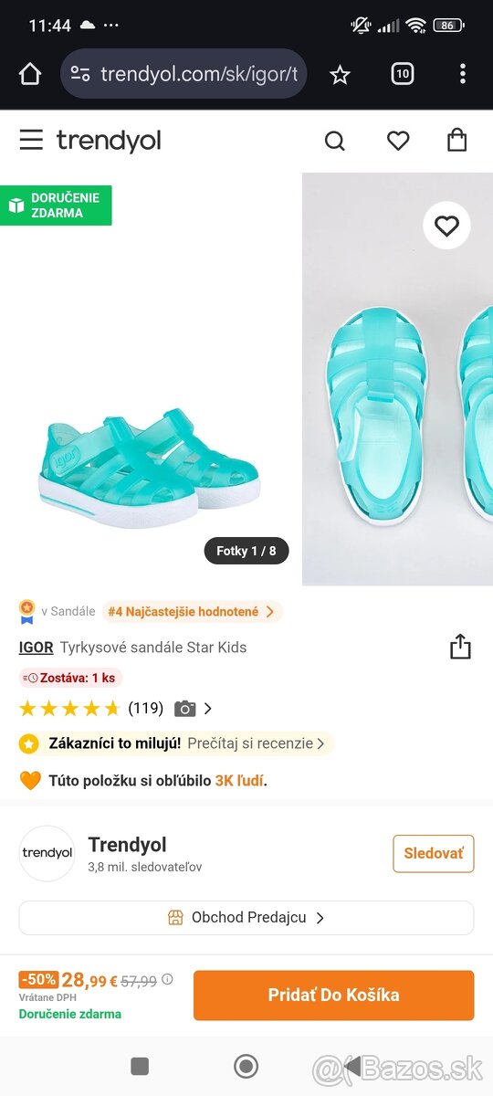 Sandále Igor 24 - 2