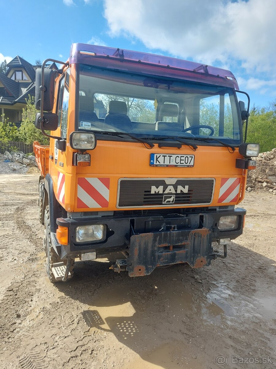 Man 4x4 L2000 Kipper meiller Schmidt off Road Unimog