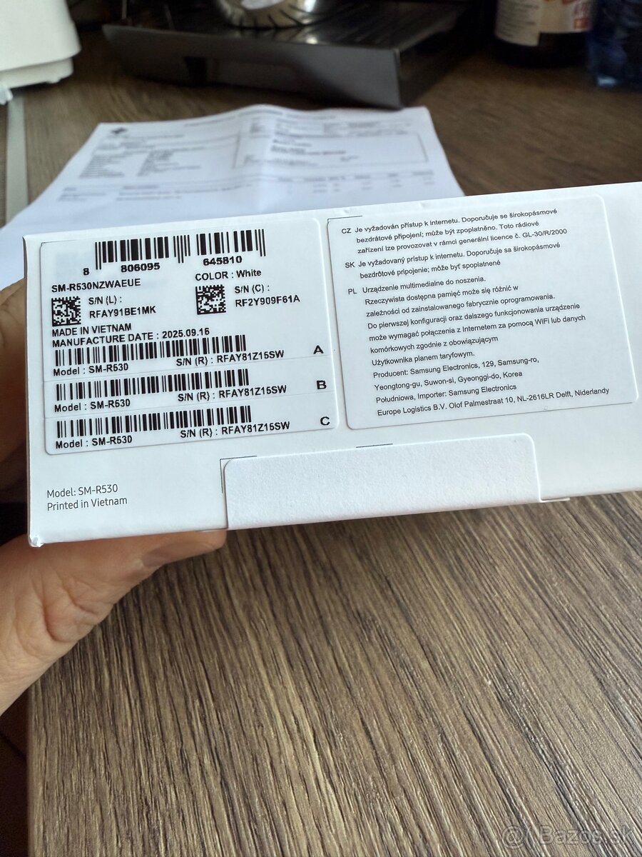 Samsung Galaxy Buds3, SM-R530NZWAEUE, Biela - 2