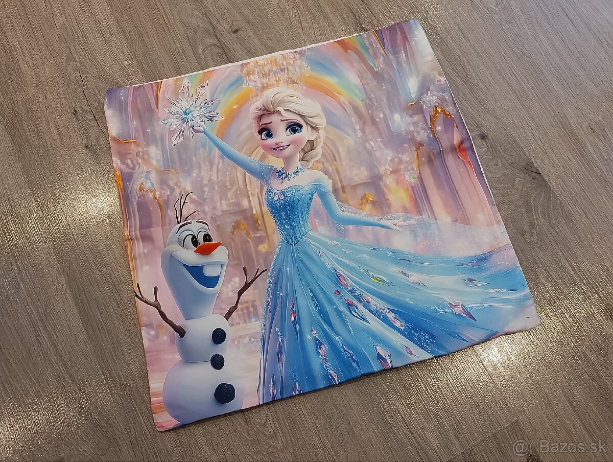 Farebné obliečky na vankúše Frozen, Elsa - 2