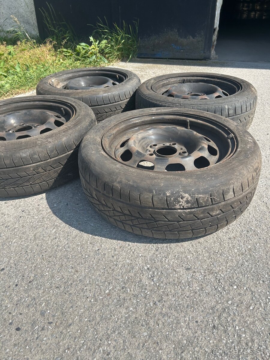 Predám kolesa komplet 195/55r16 BMW - 2