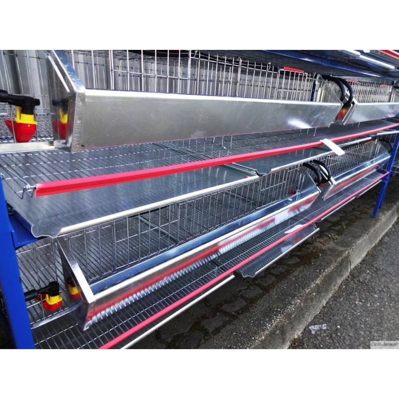 Veľká sústava na chov prepelíc na cca 100 až max 300ks - 2