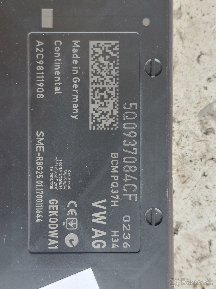 5Q0937084CF ,5Q0937086AA modul palubnej siete - 2