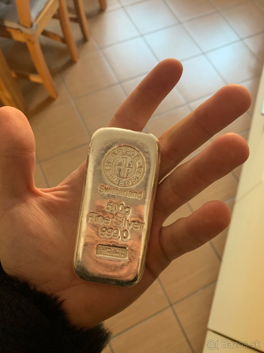 Strieborná inevstičná tehlička - 2