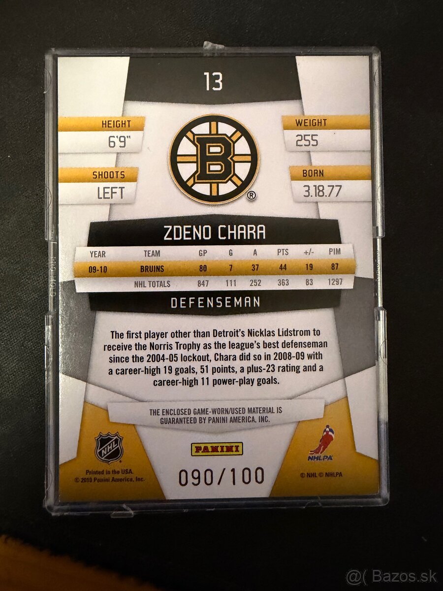 Zdeno Chára Dres Certified - 2