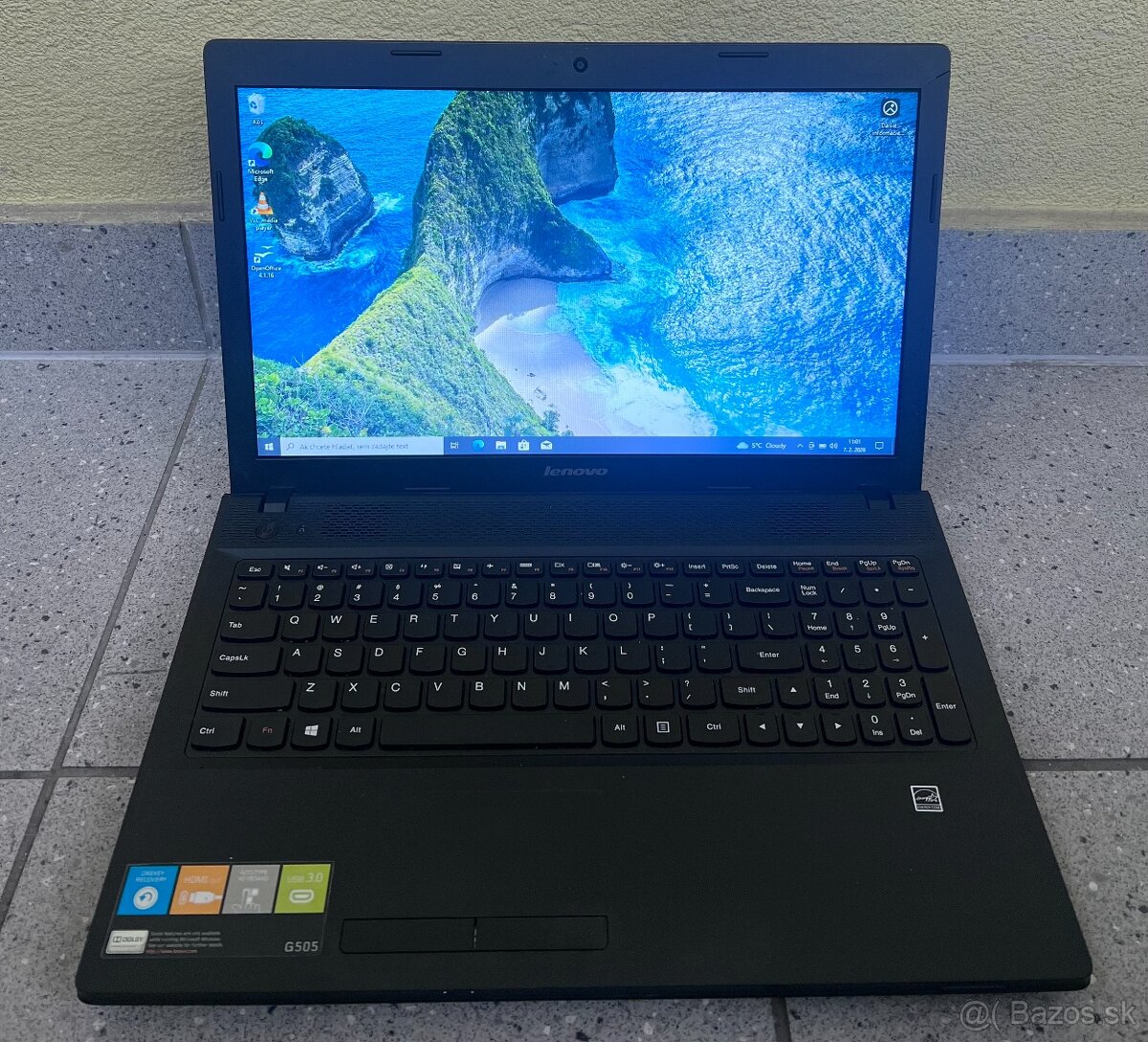 Lenovo G505 / AMD E1 / 8GB RAM / 128GB SSD / 15.6" - 2