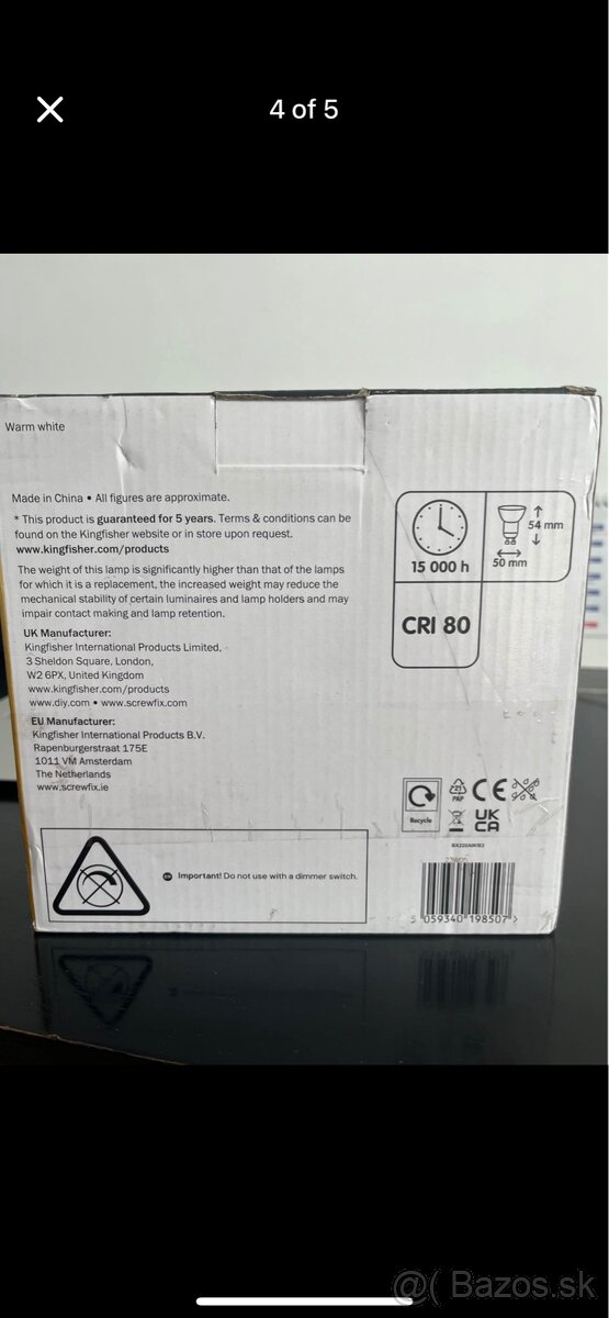 Led žiarovka GU10 - 2