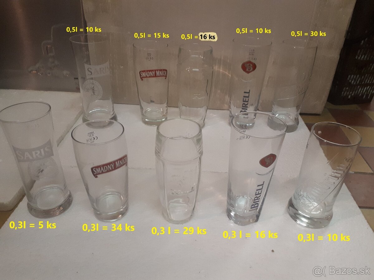 pivové poháre - 2