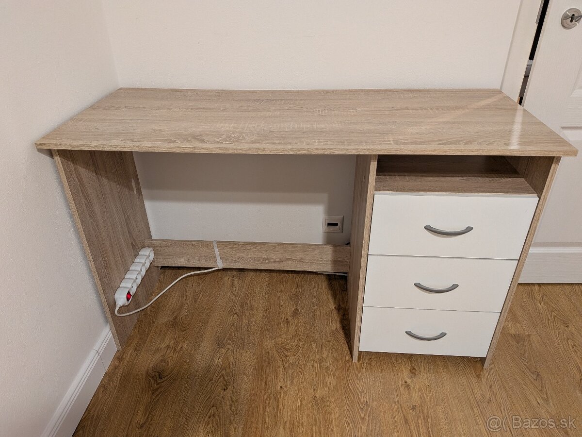 Písací stôl dub Sonoma - 2