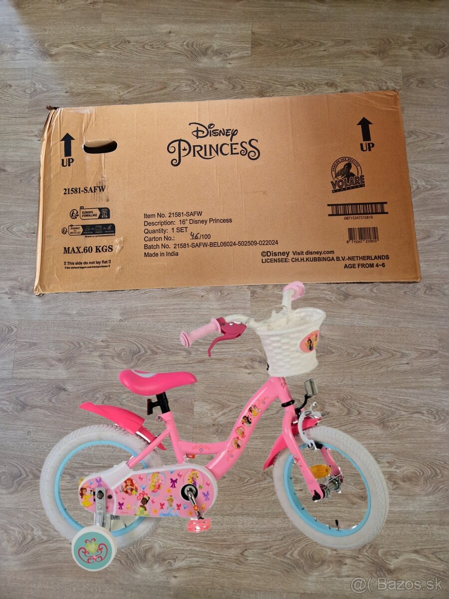 Detský bicykel Barbie 16" - 2