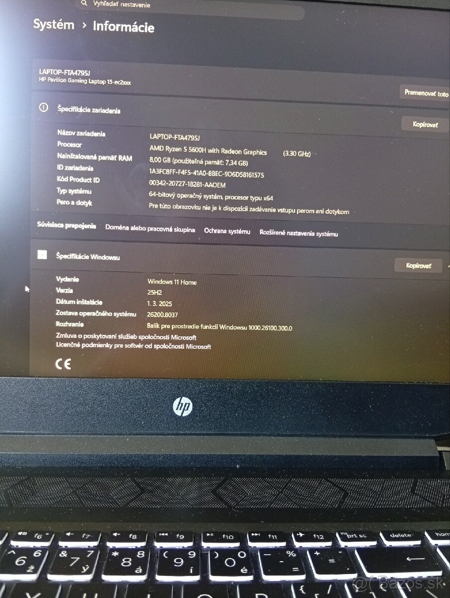 HP PAVILION GAMING 15 aj s plným príslušenstvom - 2