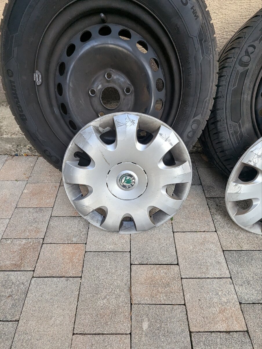Predám kolesá zo Škody Octavia 2 . 195/65/R15 H - 2