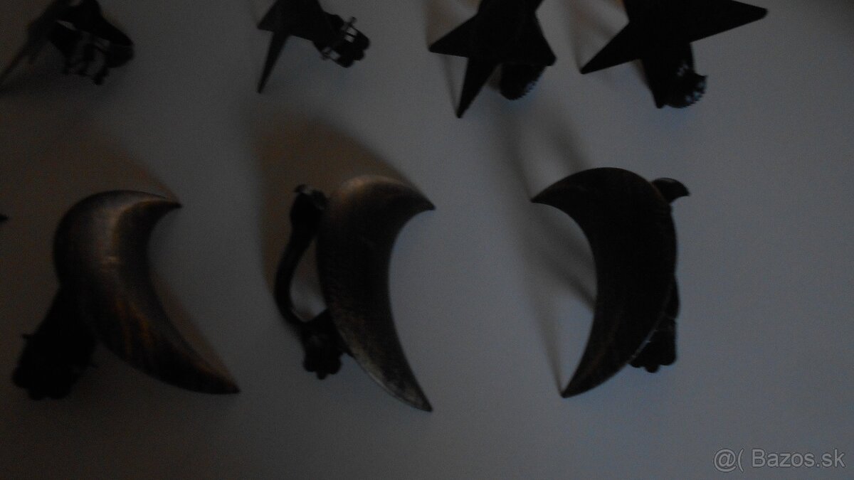 Ozdobná spona na záves "mesiac" a "slnko" - 2