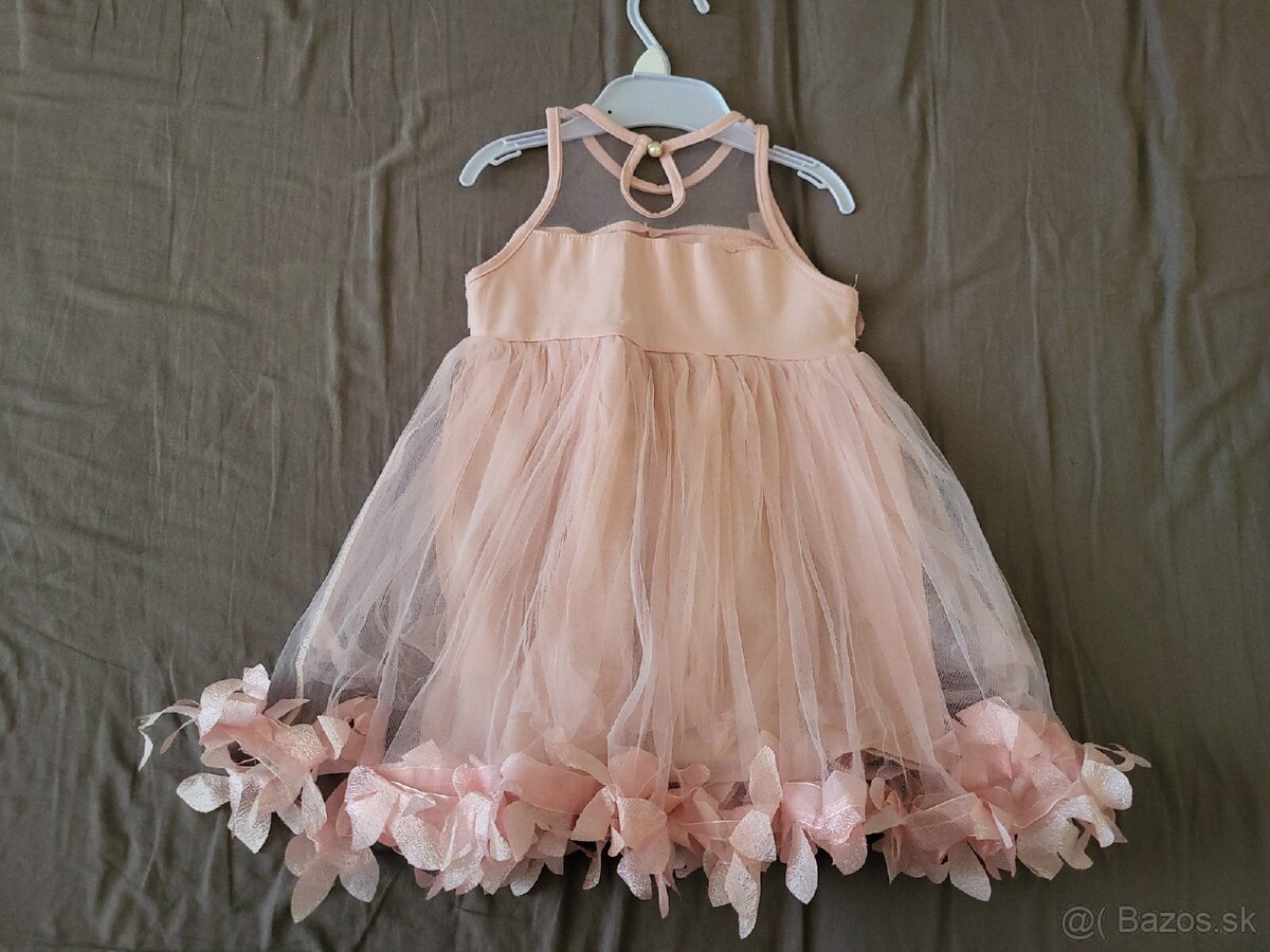 Detské ružové šaty - 2