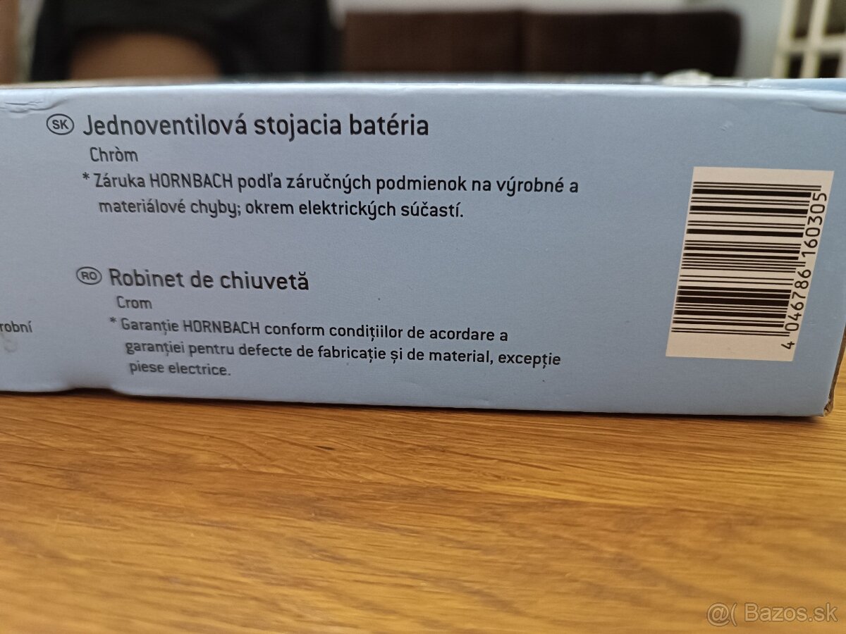 Stojanková batéria AVITAL ARNO - chróm - 2