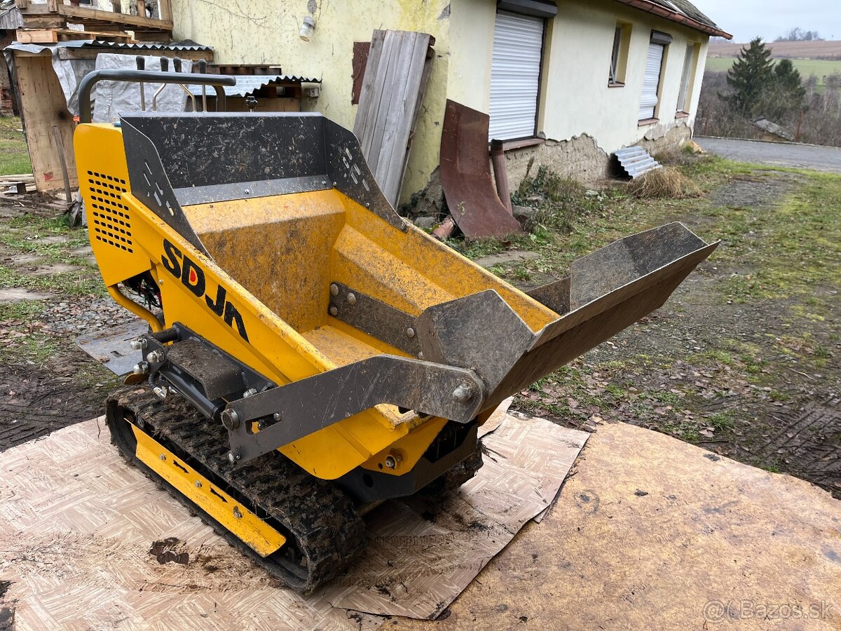 minidumper s pásmi a lopatou o nosnosti 500kg - 2