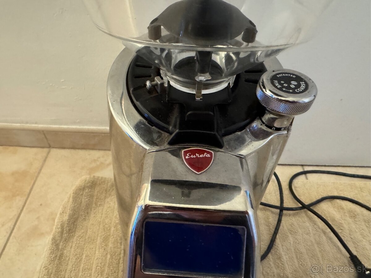 Mlyncek na kávu Eureka Olympus 75e chróm s 2 hoppers - 2