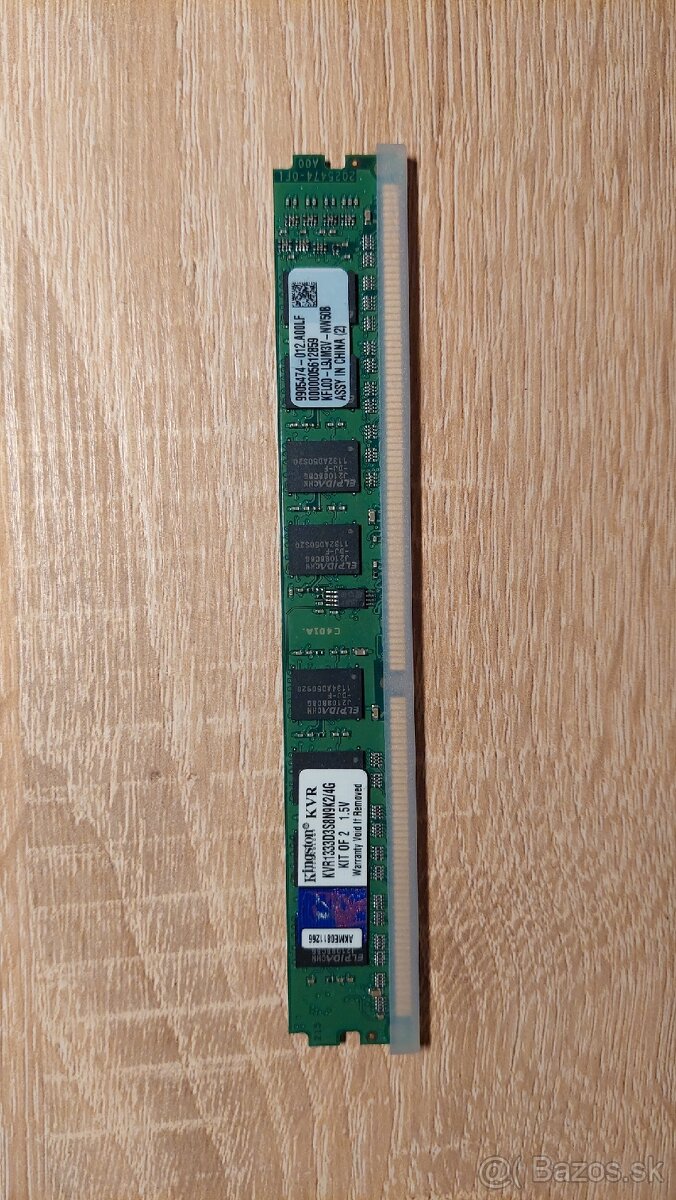 4X Kingston DDR3 Ram 1Gb - 2