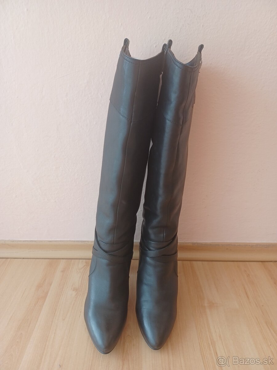 Talianske kožené čižmy - 2