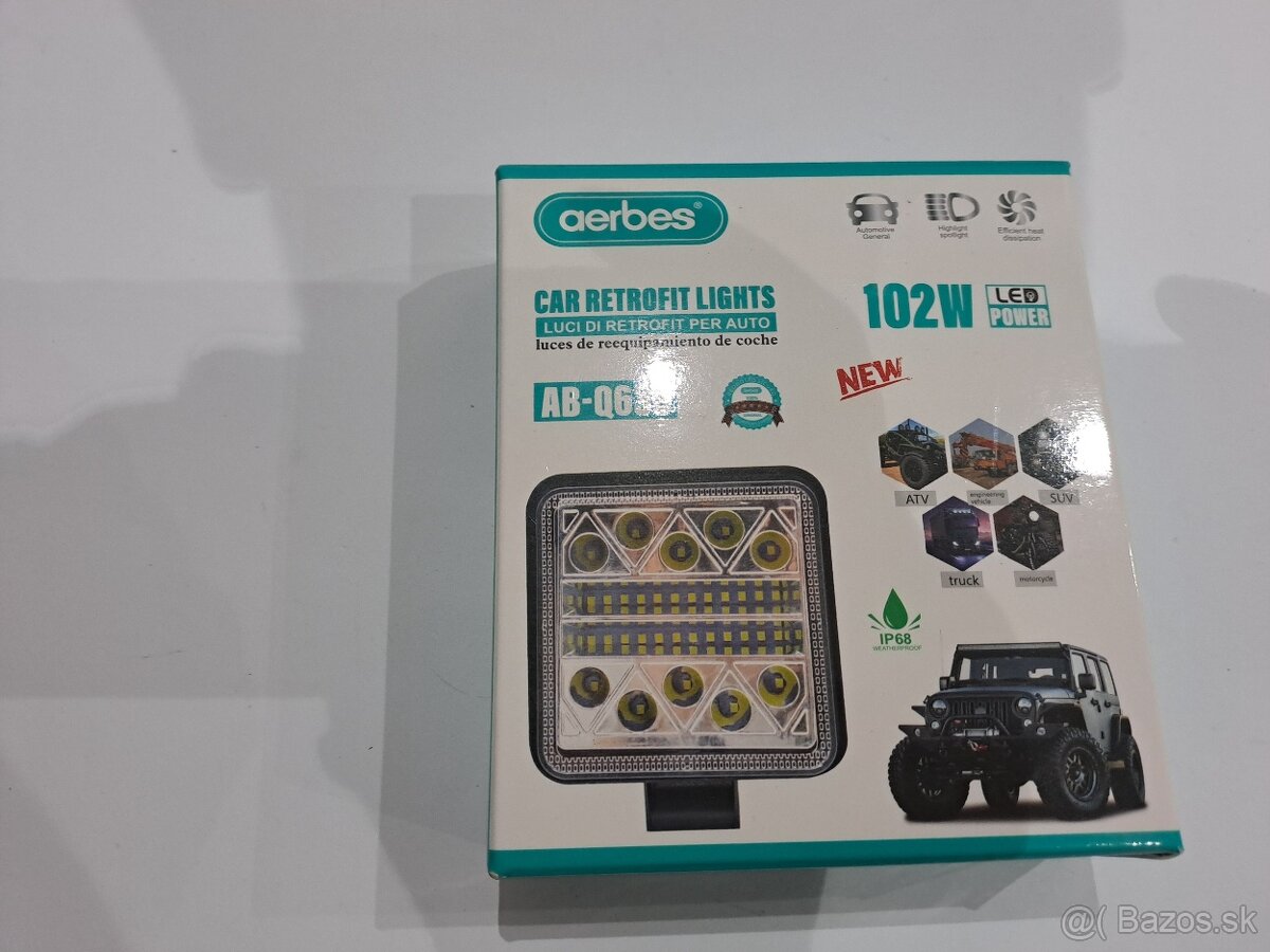 Led pracovné svetlo 102W - 2