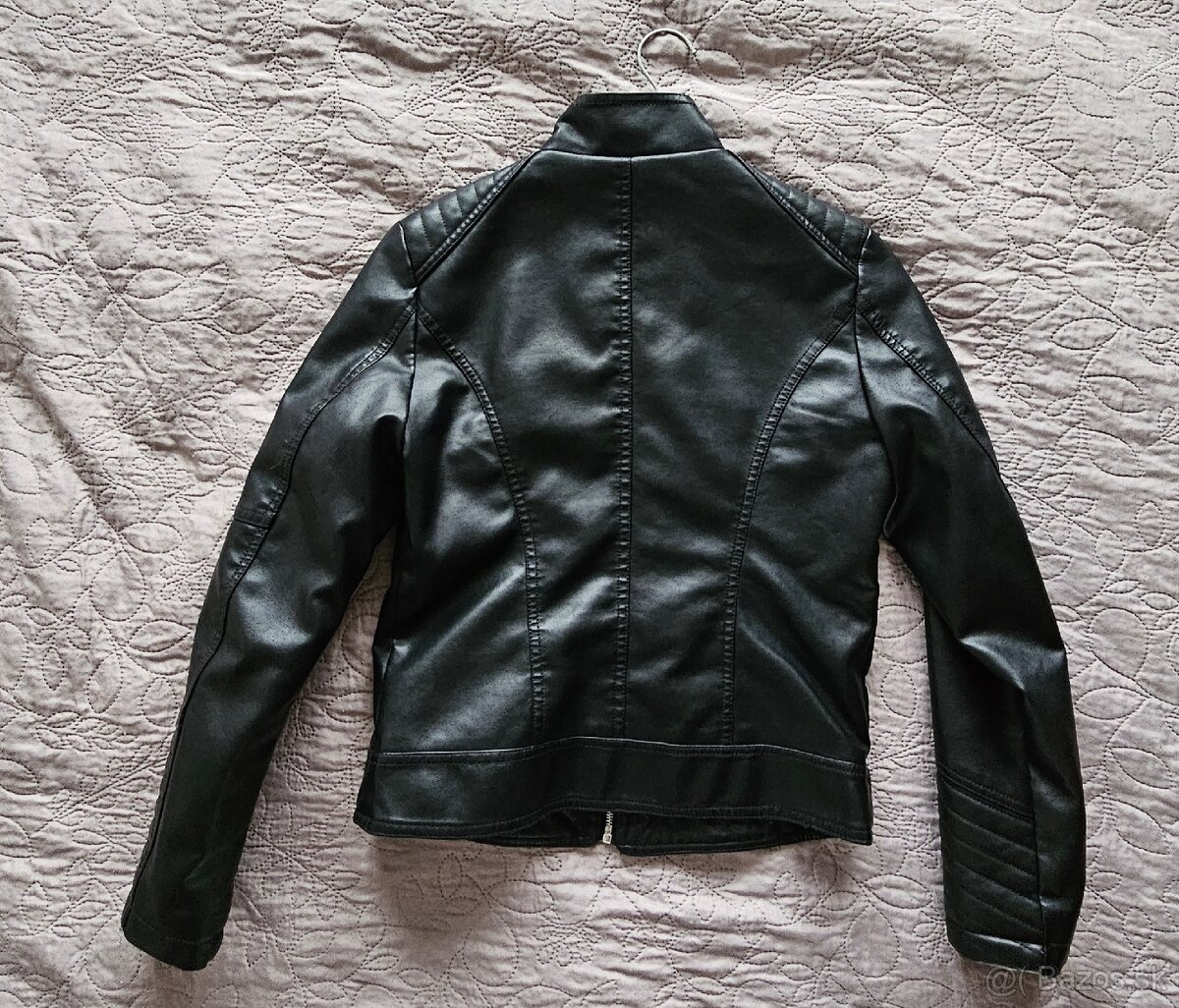 Koženková bundička, veľkosť S - 2