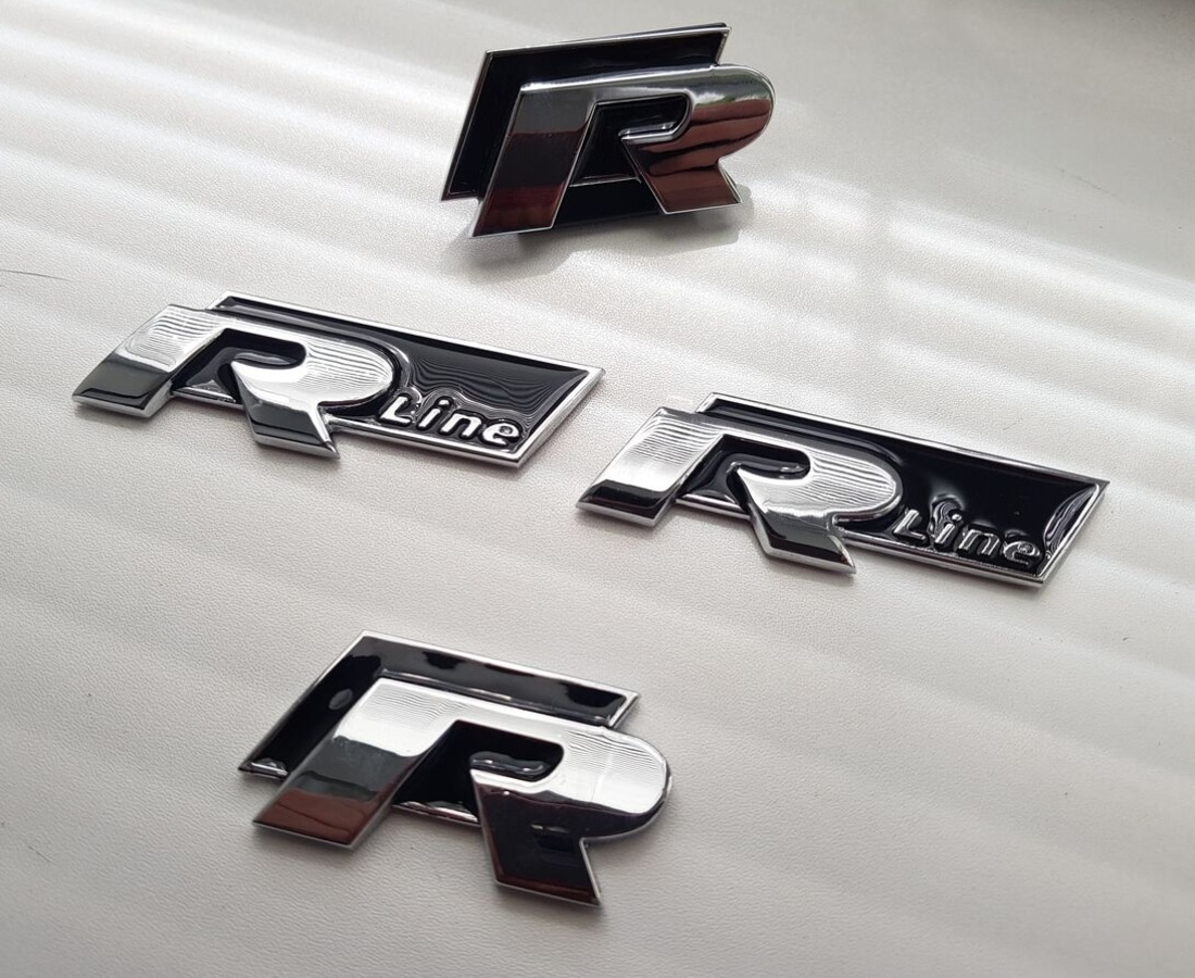 VW R-line nápisy znaky loga - 2