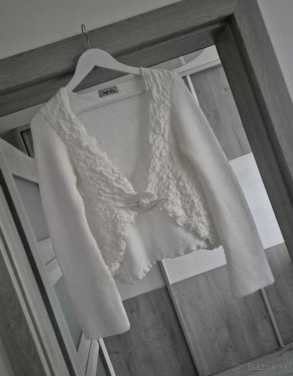 Biely svetrík THAT´S IT - 2