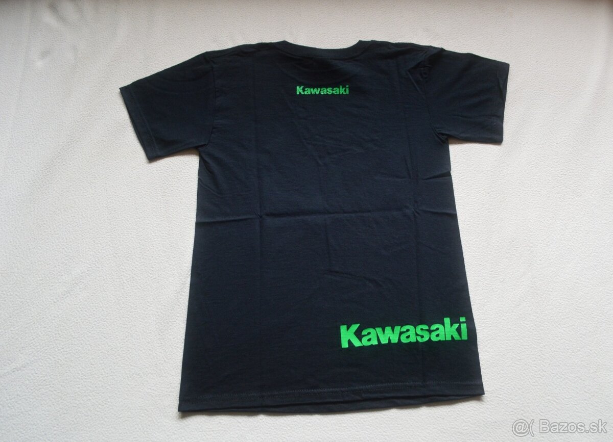 Kawasaki kvalitné tričko cierne - 2