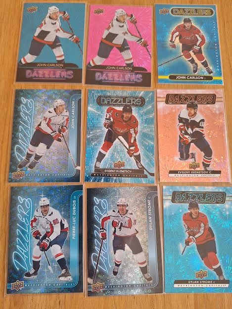 Hokejove karty,kartičky Washington Capitals - dazzlers - 2