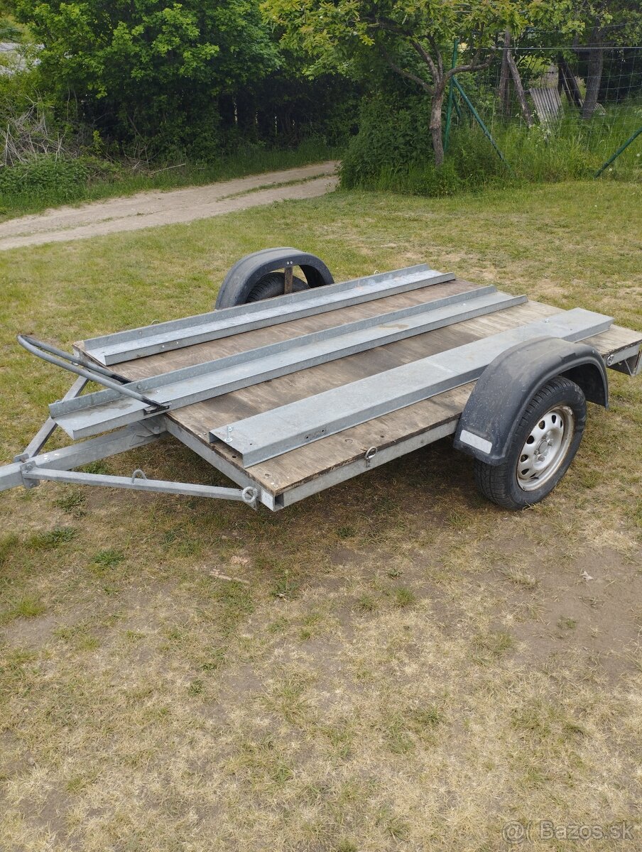 Vozik na moto stvorkolku - 2