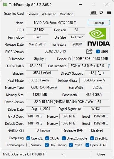 GTX 1080ti Turbo 11 GB - 2