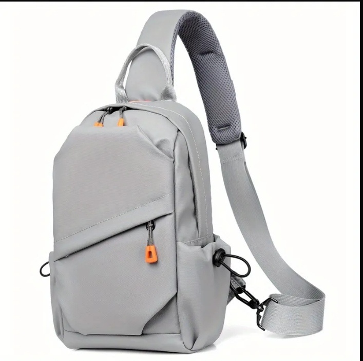 Crossbody batoh šedý - 2