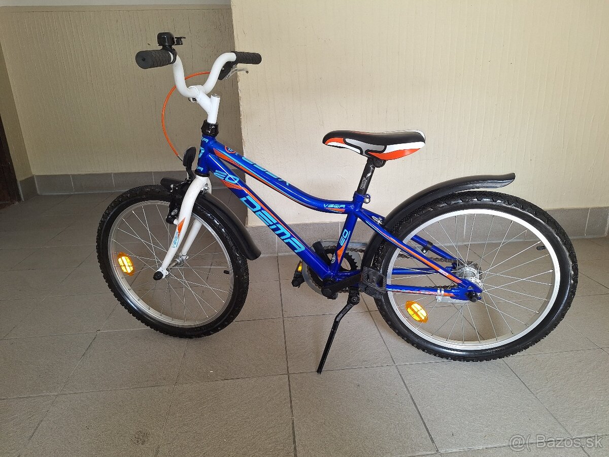 Predám detský bicykel 20kola Dema modry - 2