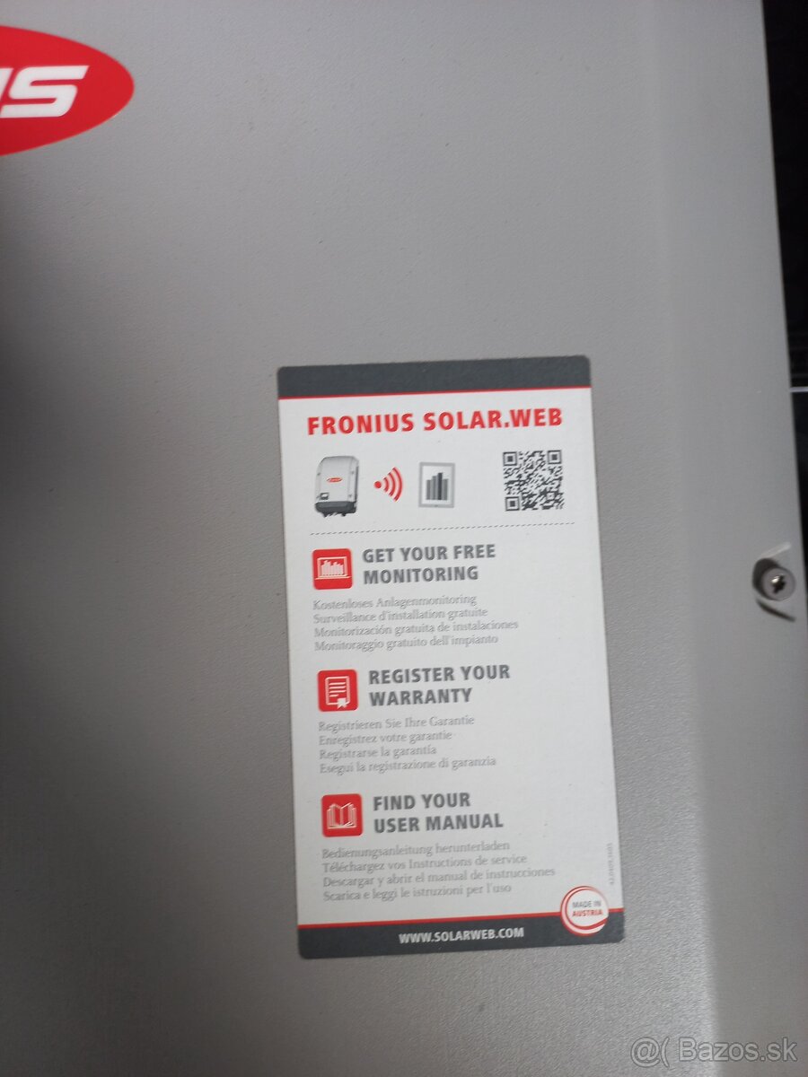 Predám 15 kW menič Fronius - 2