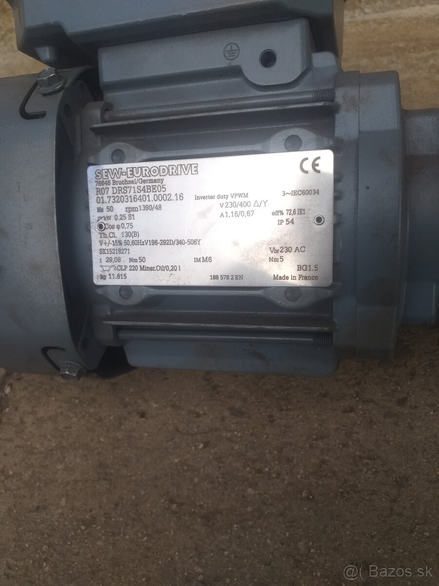 Elektromotor s motorovou brzdou - 2