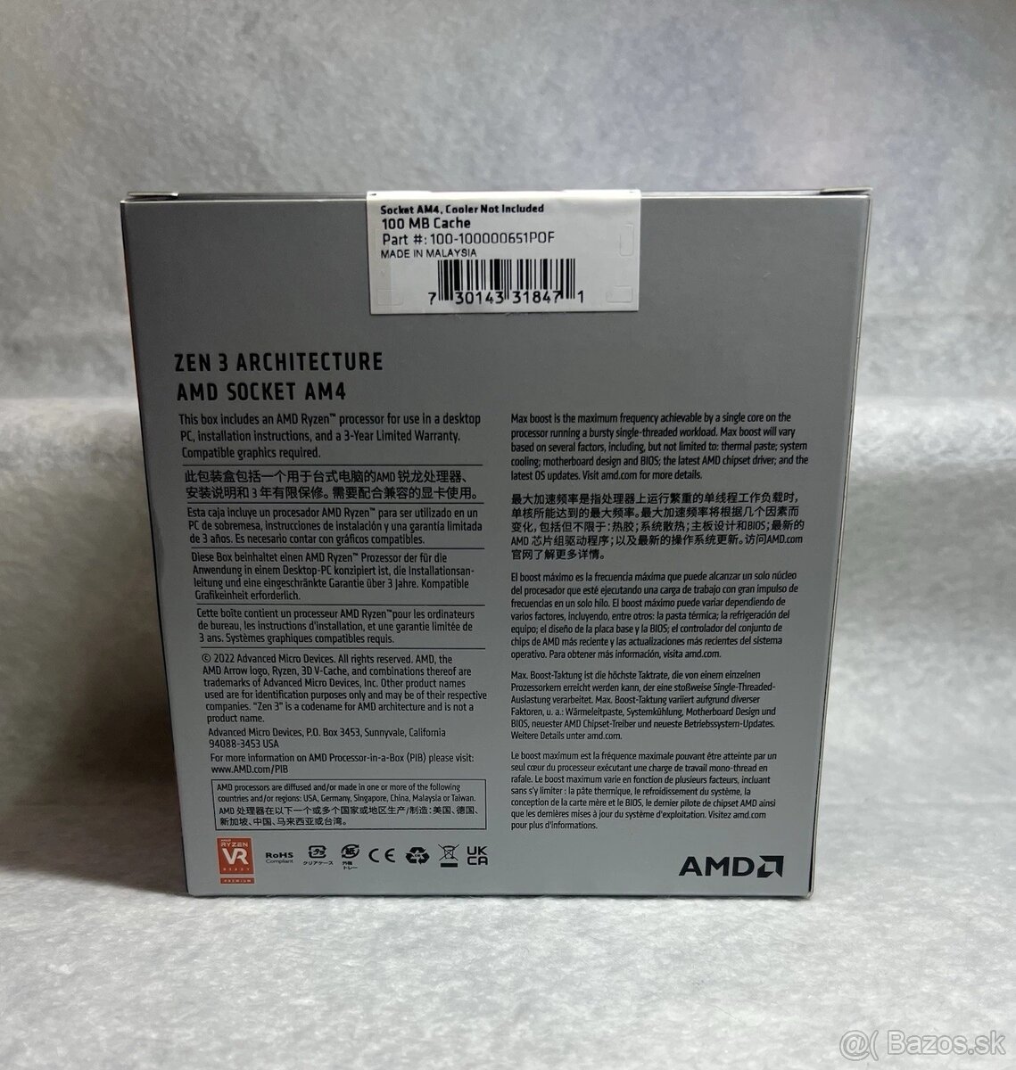 Nový procesor AMD Ryzen 7 5800X3D - 2
