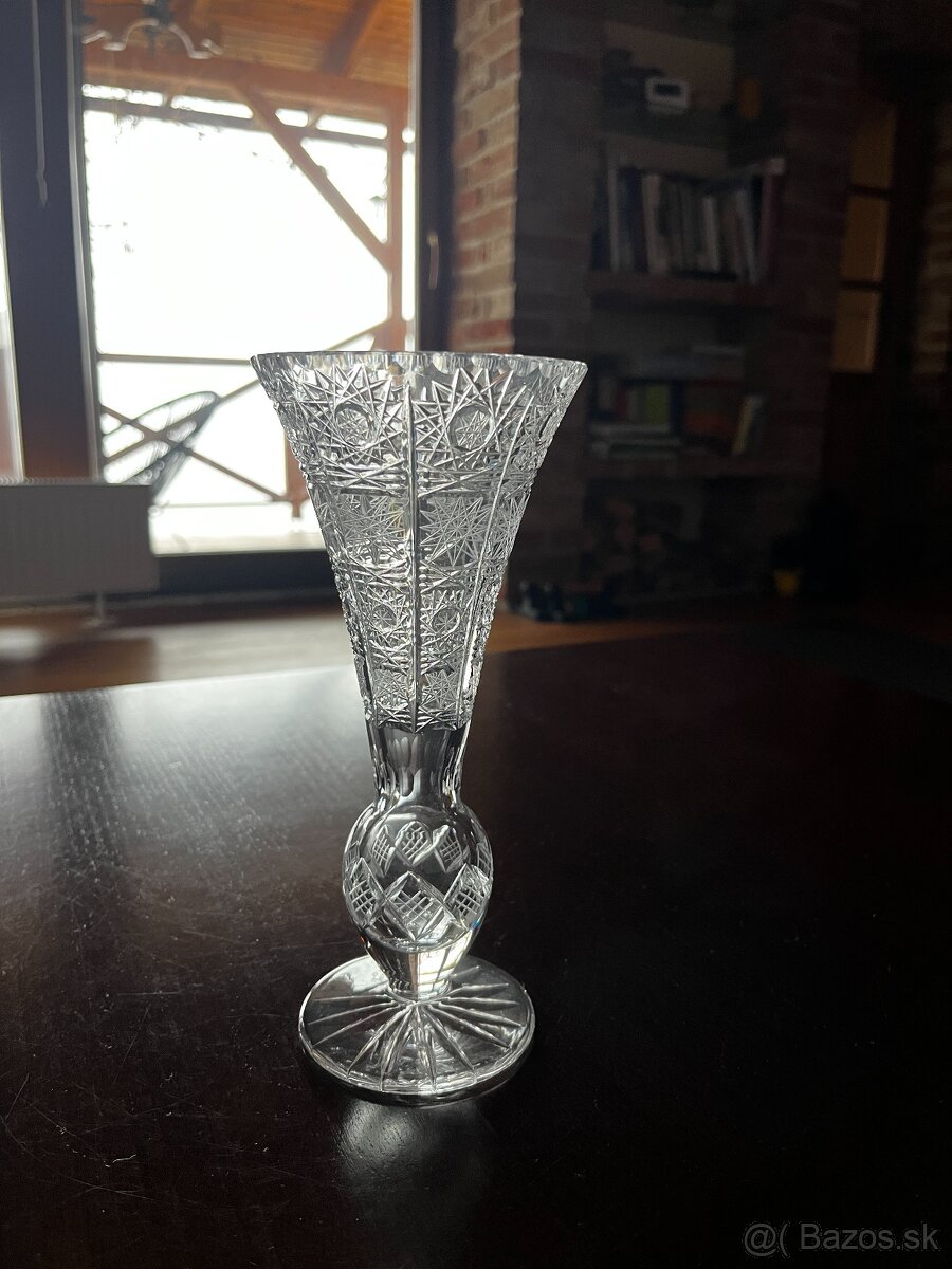 Kryštáľová váza 20 cm - 2