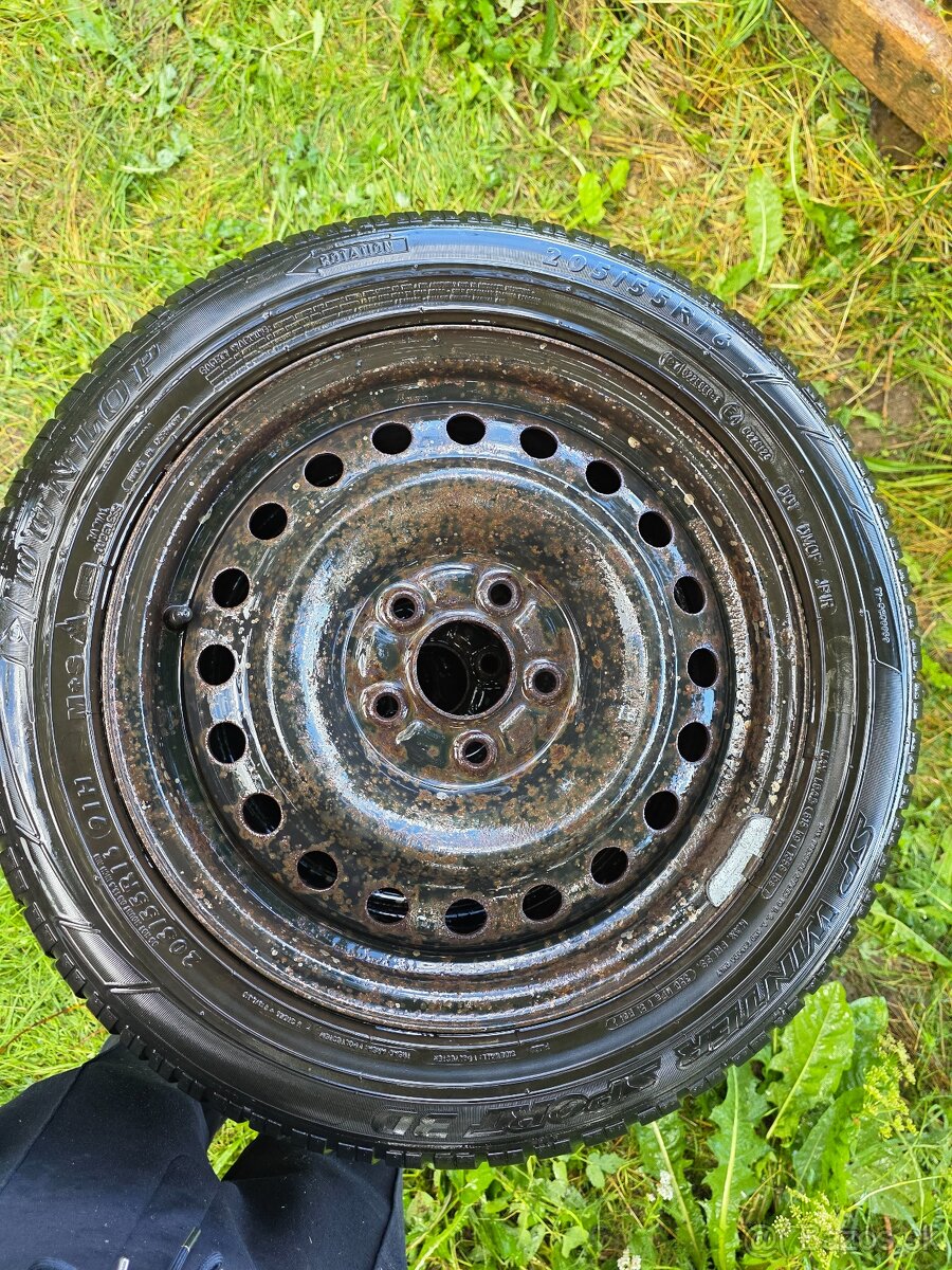 205/55 R16 VW, Škoda Zimné pneumatiky na diskoch - 2