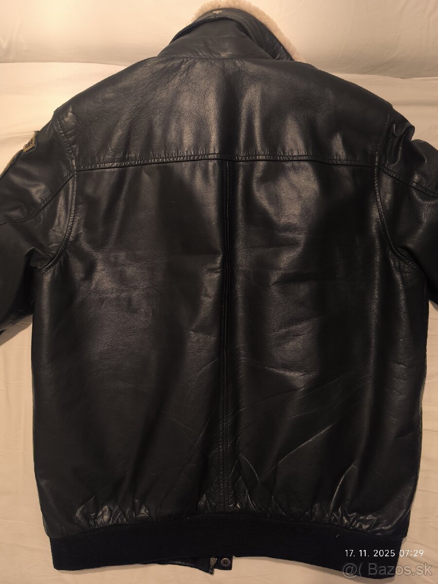 Kožená bunda pánska- rezervované - 2
