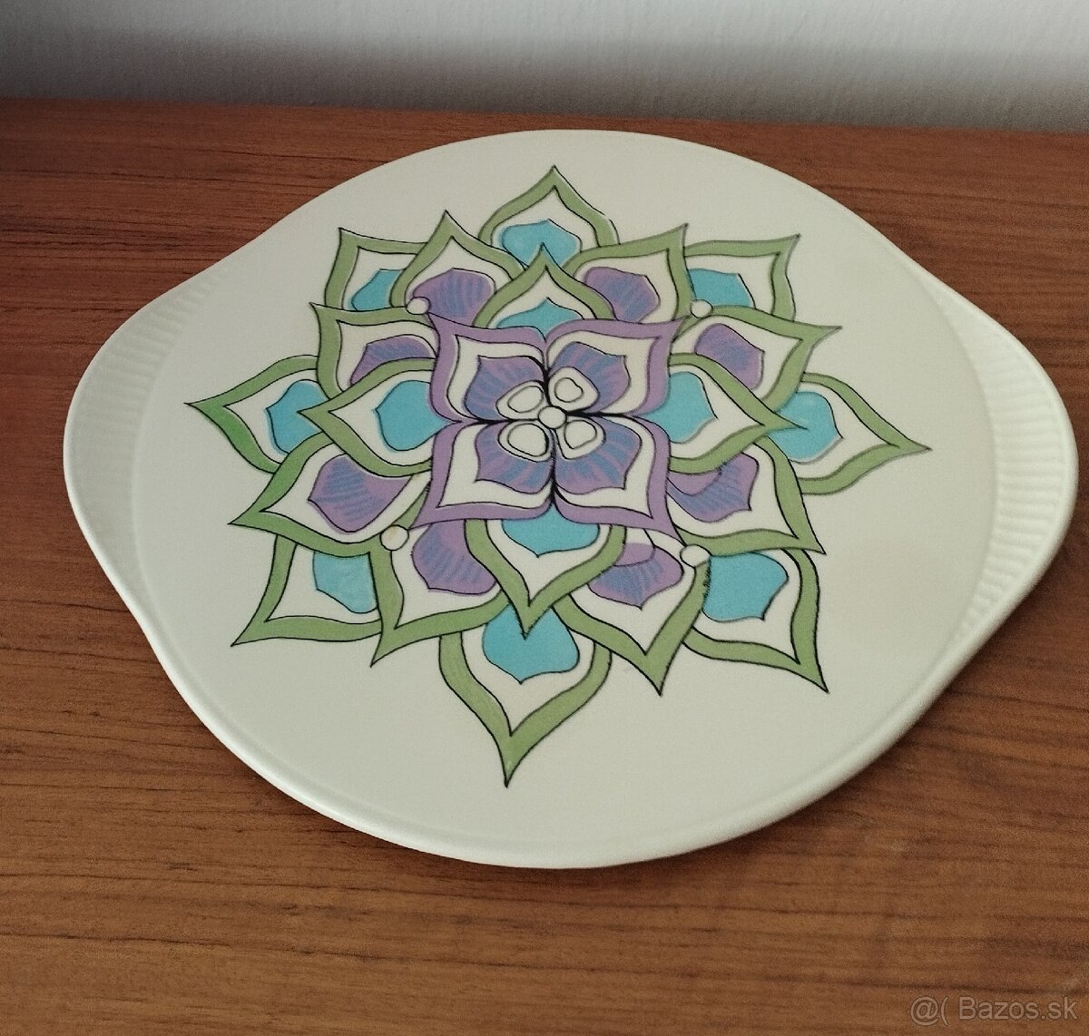 Keramický, servírovací podnos - 2