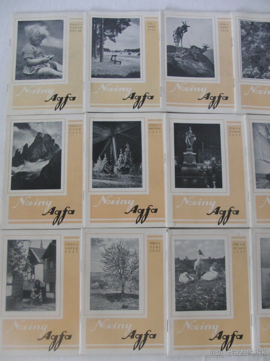 Noviny Agfa 1926-1927 - komplet všetko, čo vyšlo. - 2