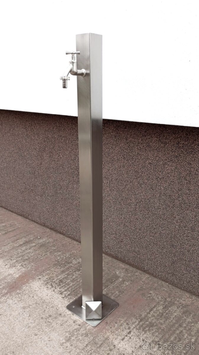 Nerezový záhradný stĺpik na vodu P&N 100-6R - 2