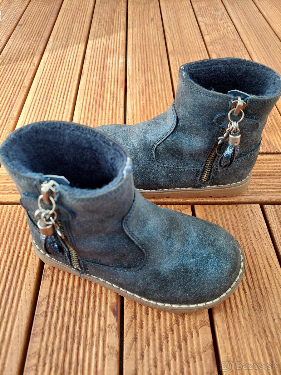 NEXT zateplené čižmy pre dievča vel.27,5 - 2