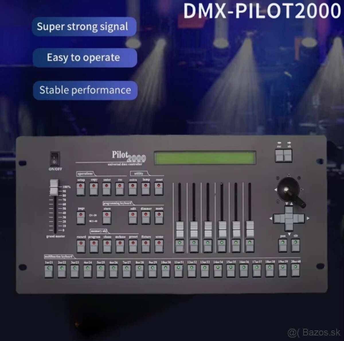 DMX pult , konzola PILOT 2000 - 2