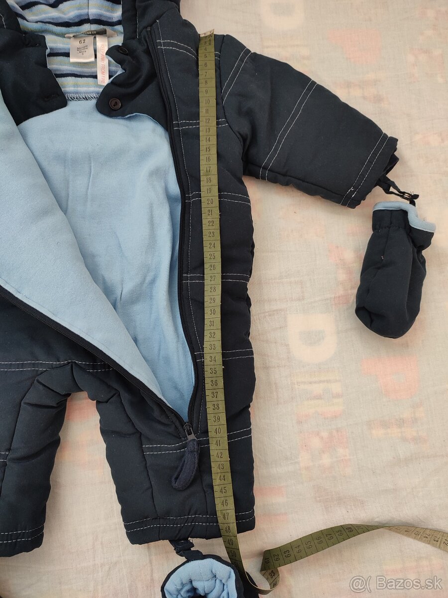 Zimný overal veľkosť 62 - 2