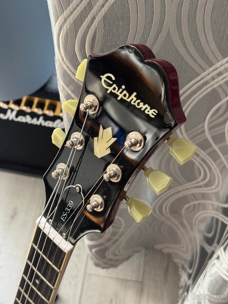 Gitara Epiphone ES 339 pololubová - 2