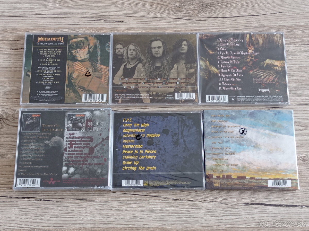 Nové CD Thrash Metal na predaj - 2