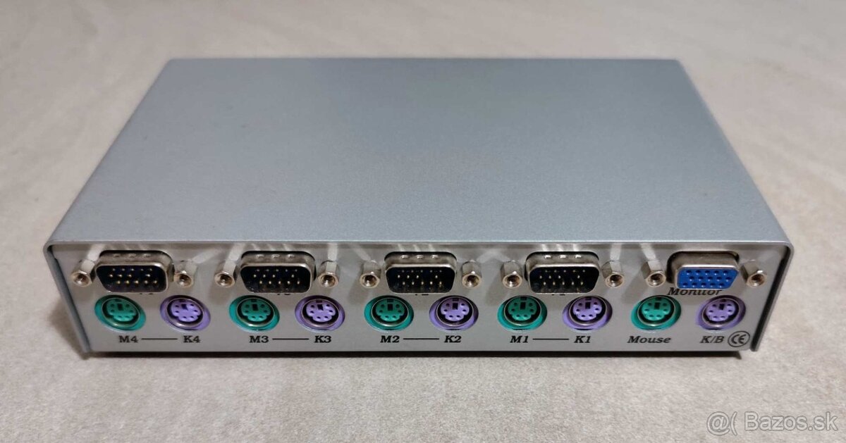 ✔️ kvm switch pre 4 počítače a 1 monitor - 2