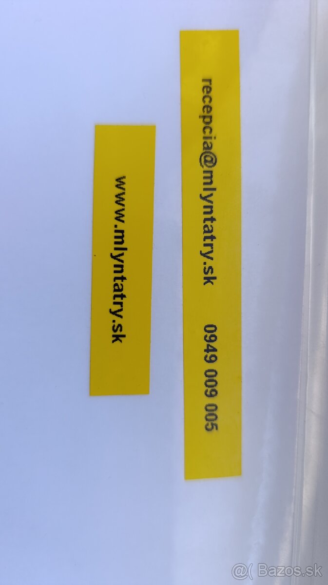 Predám poukaz na pobyt MlynTatry - 2